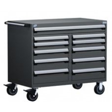 Rousseau 11-Drawer Modular Tool Cart R5GHG-3406 for Secure Industrial Storage