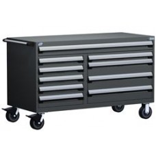 Rousseau 10-Drawer Modular Tool Cart R5GKG-3006 for Secure Industrial Storage