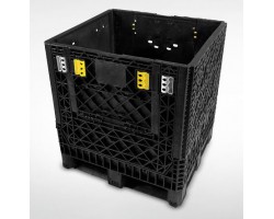 Triple Diamond Plastic Collapsible Bulk Container - TDP-3230-34