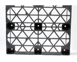 Triple Diamond TDP 4048 NOM Open Deck Nestable Plastic Pallet – 48x40