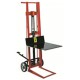 Wesco 260002 Two-Wheeled Hydraulic Steel Frame Pedalift - 750 lb Capacity
