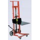 Wesco 260008 Four-Wheeled Hydraulic Pedalift – 750 lb Capacity