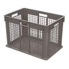 Akro-Mils 37676 Straight Wall Plastic Mesh Containers – 2 per Carton | Extra-Large Ventilated Storage Totes