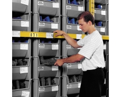 Akro-Mils 13017 Stack-Nest Plastic Bins – 3 Durable Bins per Carton