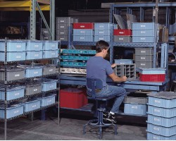 LEWISbins NDC3120 Plastic Divider Box Container - 3 per Carton