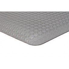 Apache Mills Anti-Fatigue Diamond Foot Grey Mat - 3x5