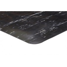 Apache Mills Anti-Fatigue Marble Foot Black-White Mat - 3x60