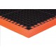 Apache Mills Safety TruTread Black-Orange Mat - 26x40