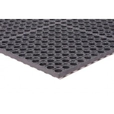 Apache Mills TruTread Grease Resistant Grit Tuff Black Mat - 3x5