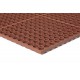 Apache Mills TruTread Grease Proof Red Kitchen Mat - 3x5