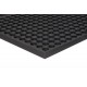 Apache Mills Black Grease Resistant Kitchen Mat - 3x5