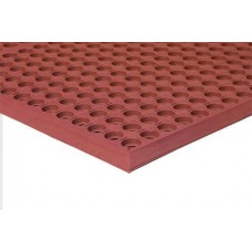 Apache Mills Grease Proof Red Kitchen Mat - 3x5