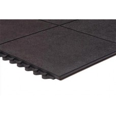 Apache Mills Performa SD Grease Proof Black Kitchen Mat - 3x3