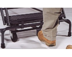 Ballymore 082414-X Expanded Metal Treads Rolling Safety Ladder