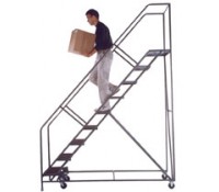 Ballymore 50 Degree Safety Ladders-Abrasive Mat Treads