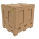 Buckhorn Intrepid BZ48404600YC300 Plastic Collapsible Bulk Container