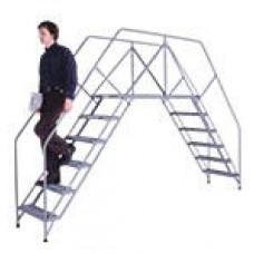 Cotterman 3PC24-A3 Portable Crossover Ladder - Grip Strut Steps