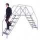 Cotterman 3PC36-A1 Portable Crossover Ladder - Expanded Metal Steps