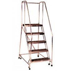 Cotterman A6R1824-A4 Safety Aluminum Ladder-Solid Ribbed Steps
