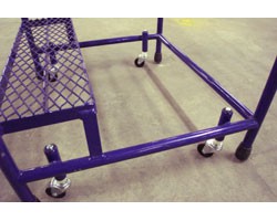 Cotterman 1203R2630-A1 Walk Down Ladder - Expanded Metal Treads