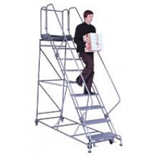 Cotterman 2610R2632-A1 Walk Safety Ladder - Expanded Metal Treads