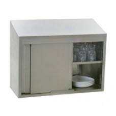 Eagle Group WCS-72 Stainless Steel Wall Cabinet with Sliding Doors