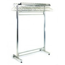 Eagle Group EP2472-DGRN Stainless Double Garment Rack for Non Removable Hangers