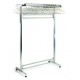Eagle Group S2448-DGRN Stainless Double Garment Rack for Non Removable Hangers