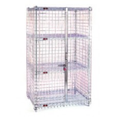 Eagle Group SC1448S Stationary Stainless Steel Wire Security Cage