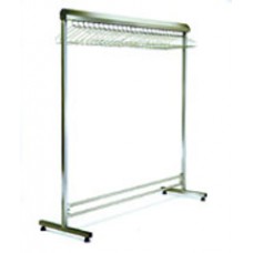 Eagle Group EP2460-SGRN Single-Side Stainless Lab Garment Rack