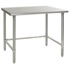 Eagle Group T3684STE Spec-Master Stainless Lab Bench with Stainless Tubular Base and Legs