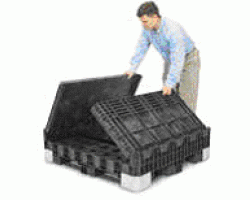 Buckhorn 48x45 Collapsible Bulk Container - BE484544BO