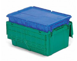 LEWISbins FP06 Plastic Attached Lid Distribution Containers