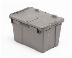 LEWISbins FP06 Plastic Attached Lid Distribution Containers