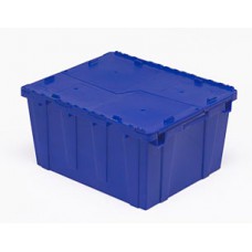 LEWISbins FP261 Plastic Attached Lid Distribution Container