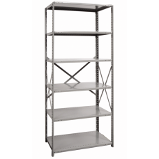 Hallowell 4511-12 Hi-Tech 6-Shelf Stockroom Shelving 