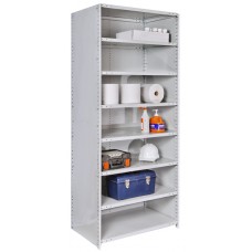 Hallowell 4723-24PL-AM MedSafe Antimicrobial Storeroom Shelving