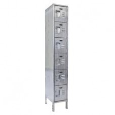 Hallowell USS1288-6 304 Stainless Steel Lockers