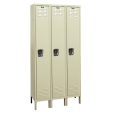 Hallowell 3 Wide Single Tier U3818-1 Premium Steel Lockers