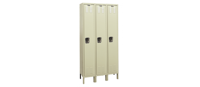 Benefits of using Hallowell Premium Single, Double, Triple Tier Steel Lockers 