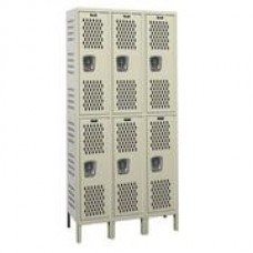 Hallowell U3288-2HDV Industrial Heavy Duty Ventilated Lockers