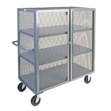 Jamco 3-Shelf VC248-P6 Wire Mesh Security Cart