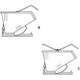 Jesco Style A Hopper Lid 220044 | Durable Steel Lid for Self-Dumping Hoppers