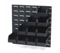 LEWISbins ESD Wall Mounted Louvered Panel