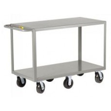 Little Giant 6-Wheeled 2-Shelf Steel Cart - 2G6W-2448-6PH