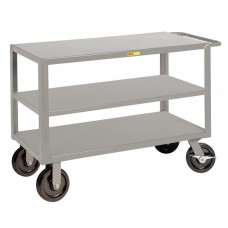 Little Giant Extra Heavy-Duty Shelf Cart - 3GH3048-8PHKB-FL