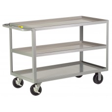 Little Giant 3-Shelf Heavy-Duty Stock Cart - 3GL-3060-6PHBK