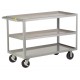 Little Giant 3-Shelf Heavy-Duty Service Cart - Model 3G-2436-6PHBK