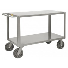 Little Giant Heavy-Duty 2-Shelf Steel Cart - GH-3048-8PHK