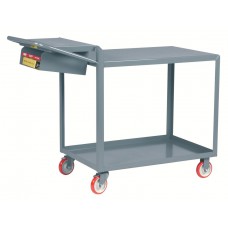 Little Giant Order Picking Steel Cart - LGL-2436-WS-P-BK